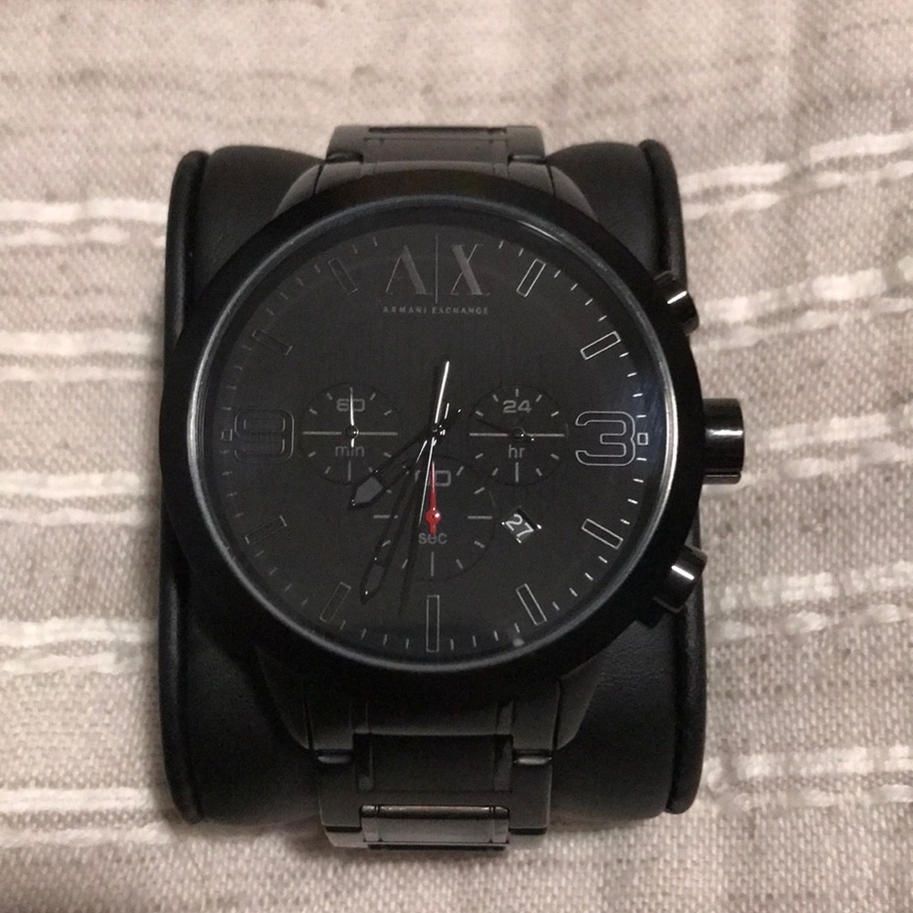 Armani watch! All black!